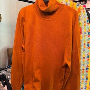 Womens Sandro Rust Turtleneck Sweater NWOT
